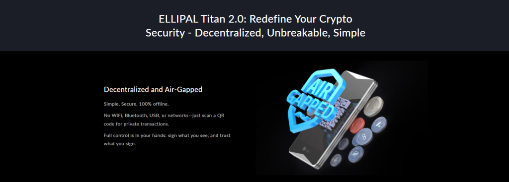 ELLIPAL Titan 2.0 key features